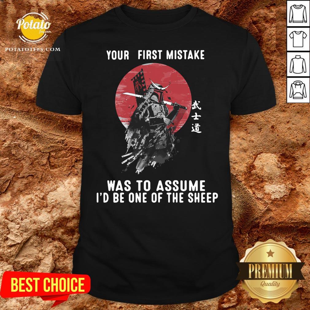 Perfect Your First Mistake Was To Assume Shirt