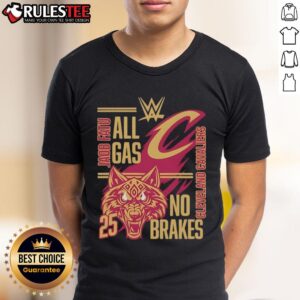 Official Jacob Fatu Cleveland Cavaliers All Gas No Brakes 2025 T-Shirt