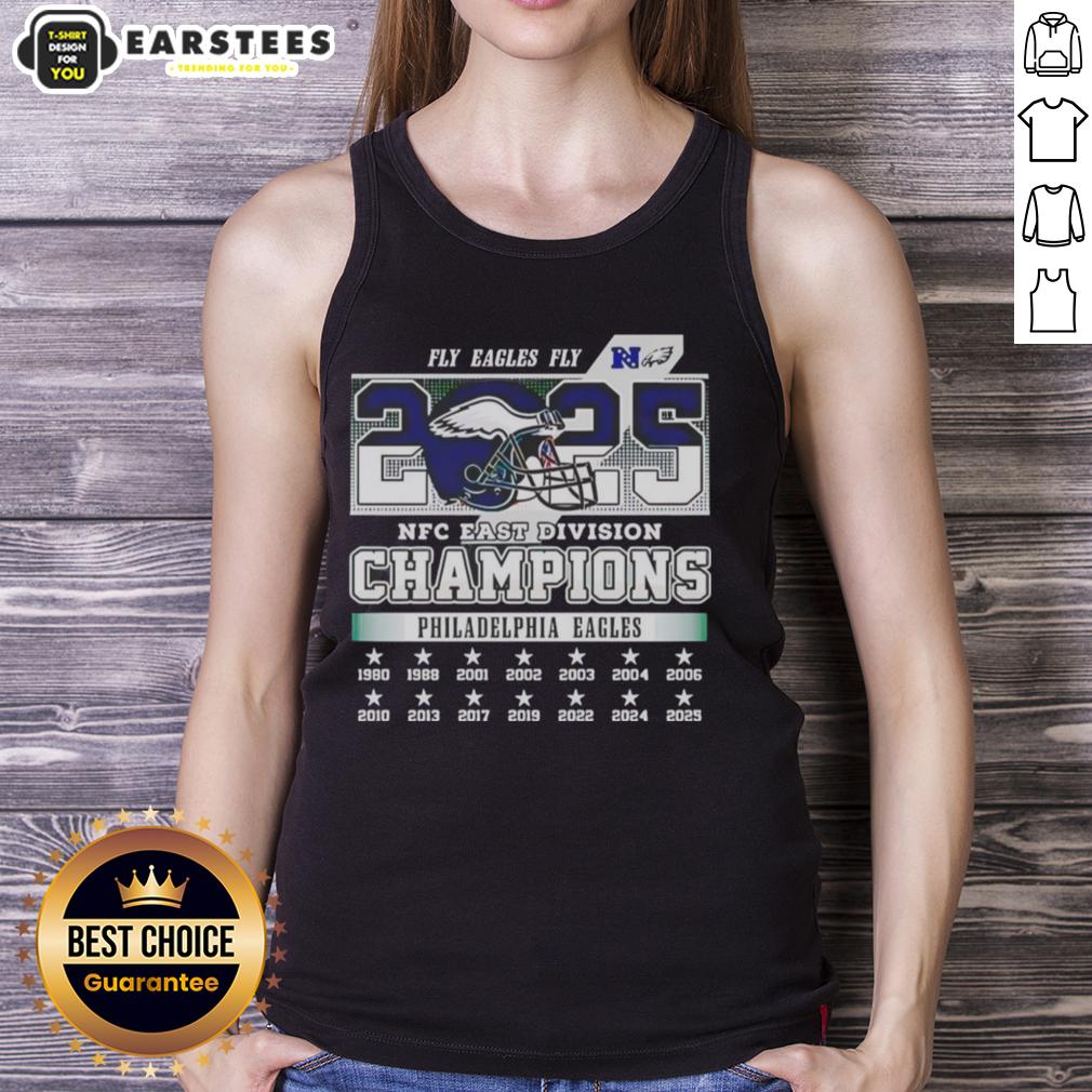 Awesome Philadelphia Eagles Fly Eagles Fly Nfc East Division Champions 2025 T-Shirt - Image 4