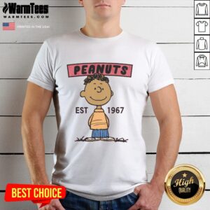 Cute Peanuts Franklin Est 1967 T-Shirt