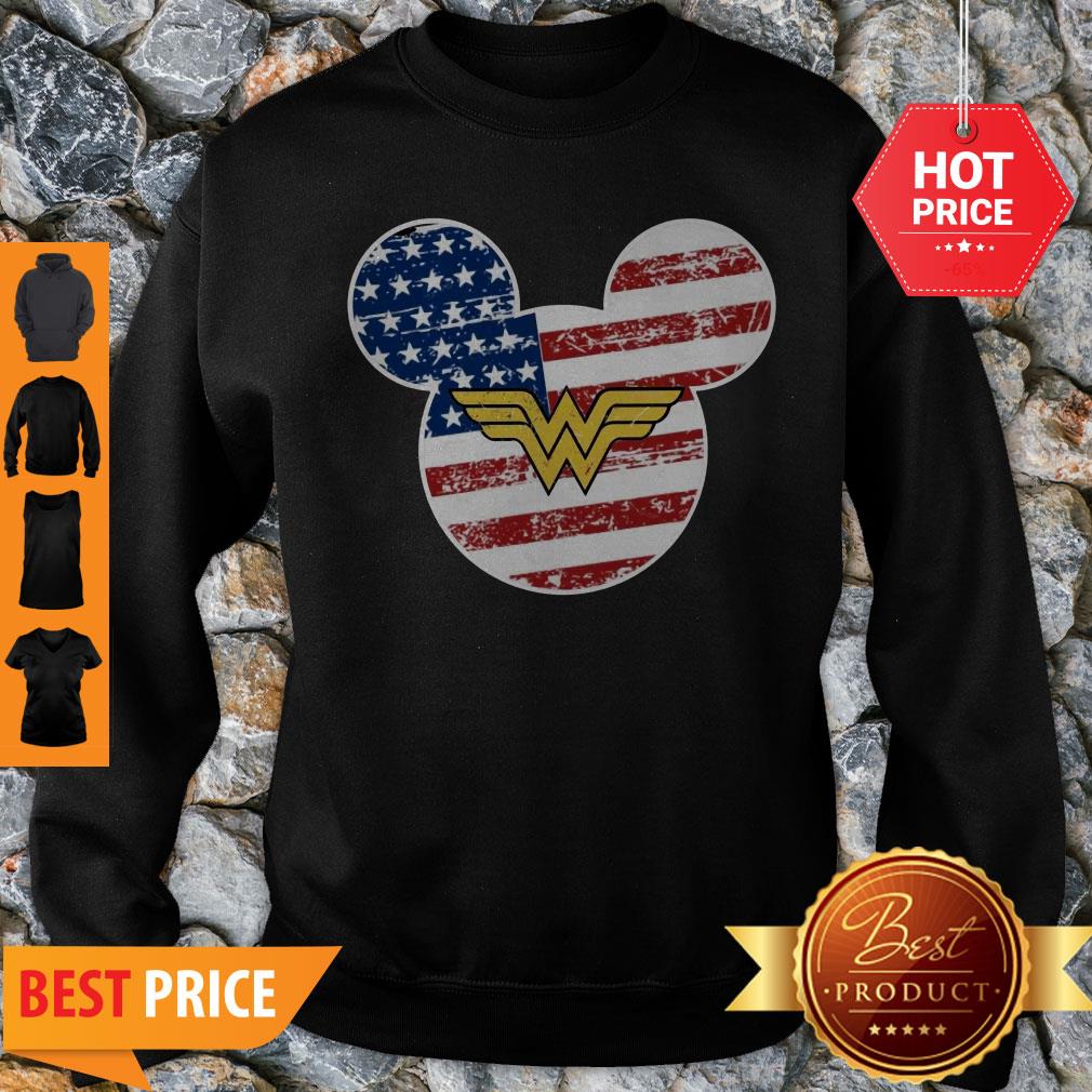 Nice Wonder Woman Disney Mickey Mouse Shirt - Image 4