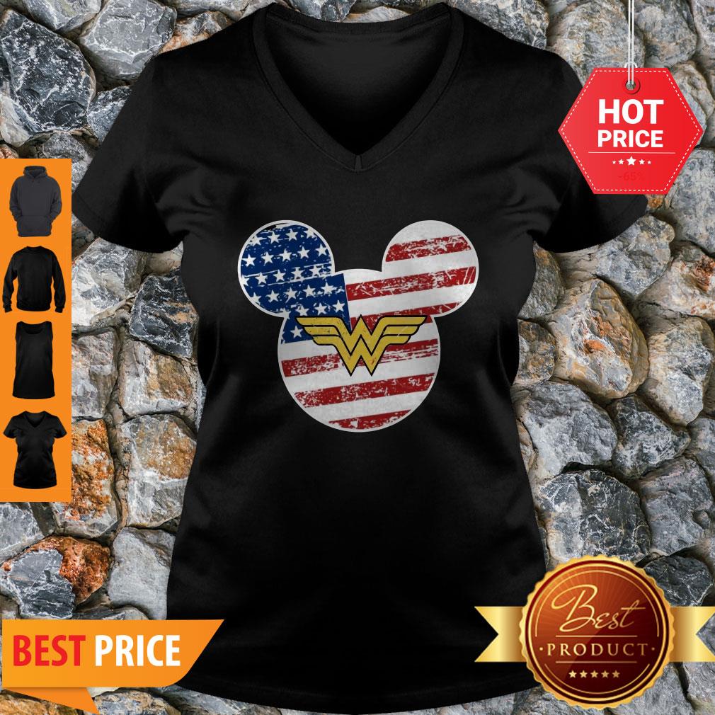 Nice Wonder Woman Disney Mickey Mouse Shirt - Image 2
