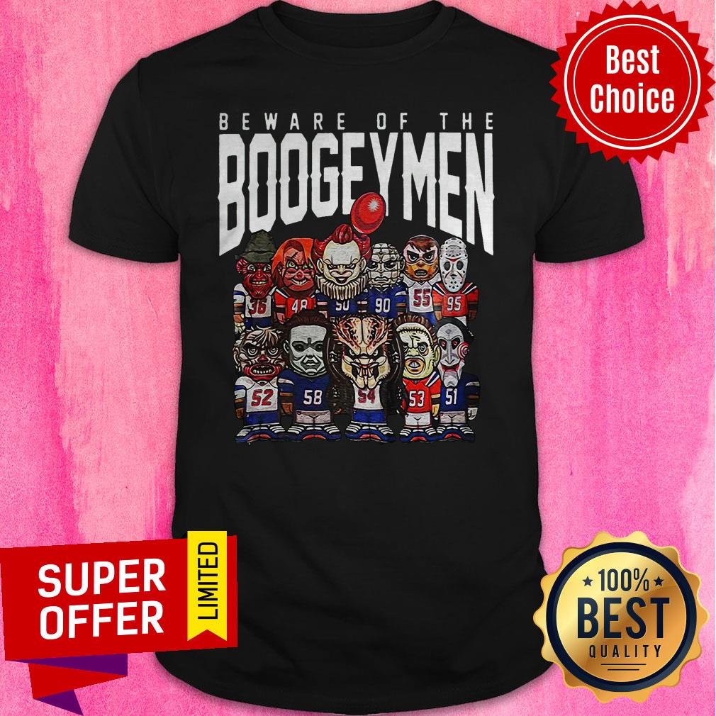 Awesome Beware Of The Boogeymen Patriots Shirt