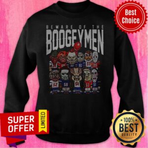 Alternative view of Awesome Beware Of The Boogeymen Patriots Shirt