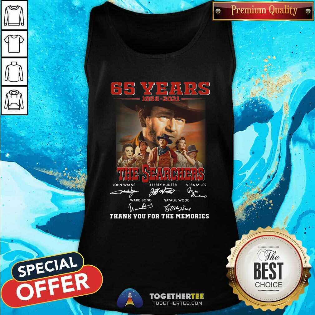 Premium 65 Years 1956 2021 The Searchers Signatures Shirt - Image 4