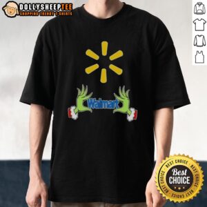 Awesome Walmart X Grinch Hands Merry Christmas T-Shirt