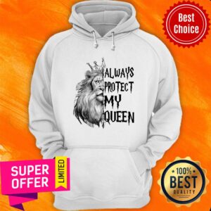 Alternative view of Nice Lion King Always Protect My Queen Valentine Couple Shirt