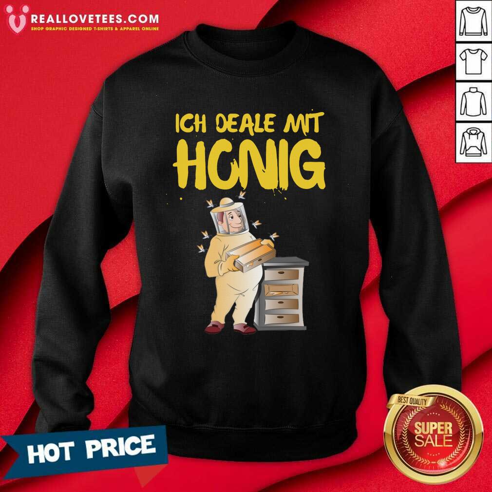 Top Beekeeper Ich Deale mit Honigharvest Hobby Beekeeper Shirt - Image 3