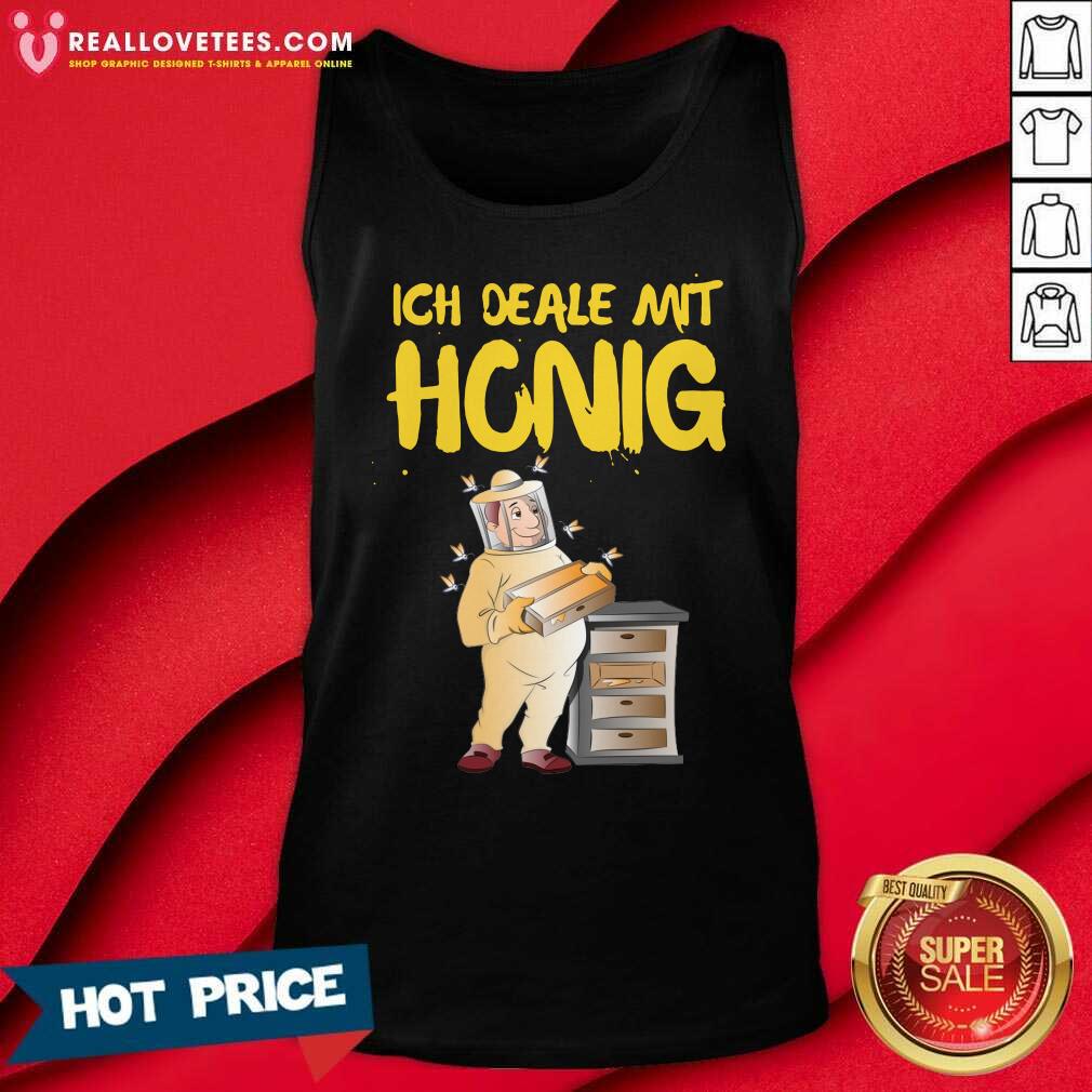 Top Beekeeper Ich Deale mit Honigharvest Hobby Beekeeper Shirt - Image 2