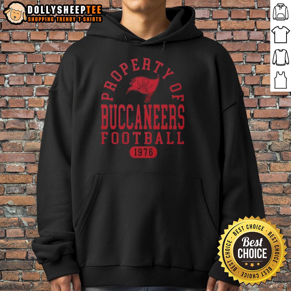 Official Property Of Tampa Bay Buccaneers Football Since 1976 T-Shirt - Image 2