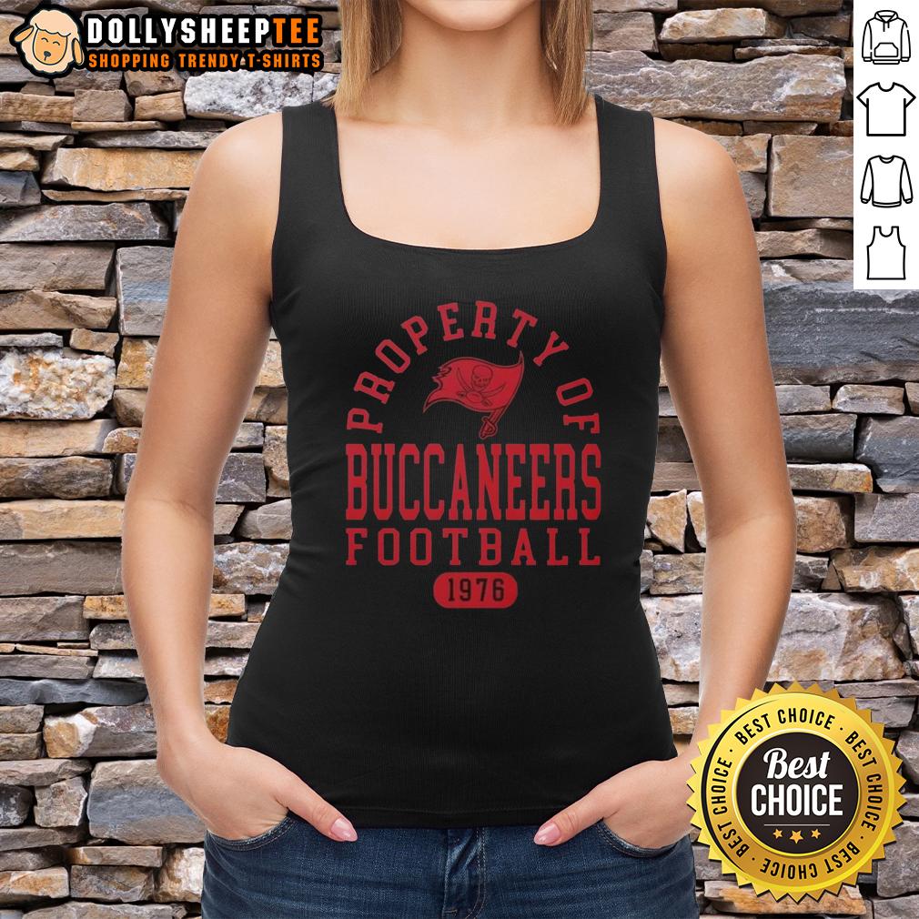 Official Property Of Tampa Bay Buccaneers Football Since 1976 T-Shirt - Image 4