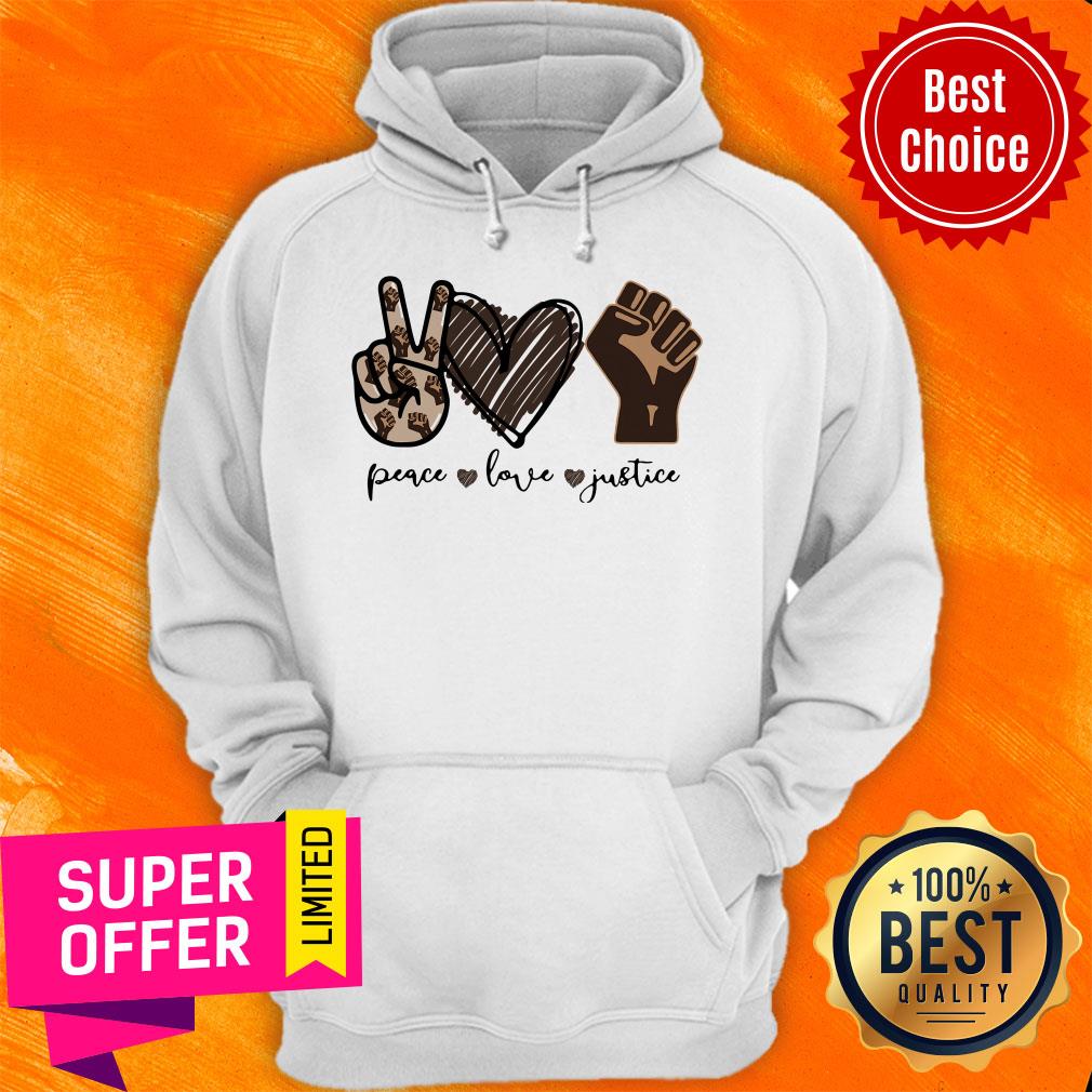 Funny Peace Love Justice Diamond Shirt - Image 5