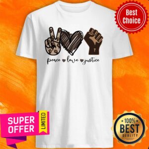 Funny Peace Love Justice Diamond Shirt