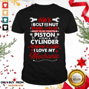 Hes Bolt Nut Spank Plug Piston Cylinder Shirt