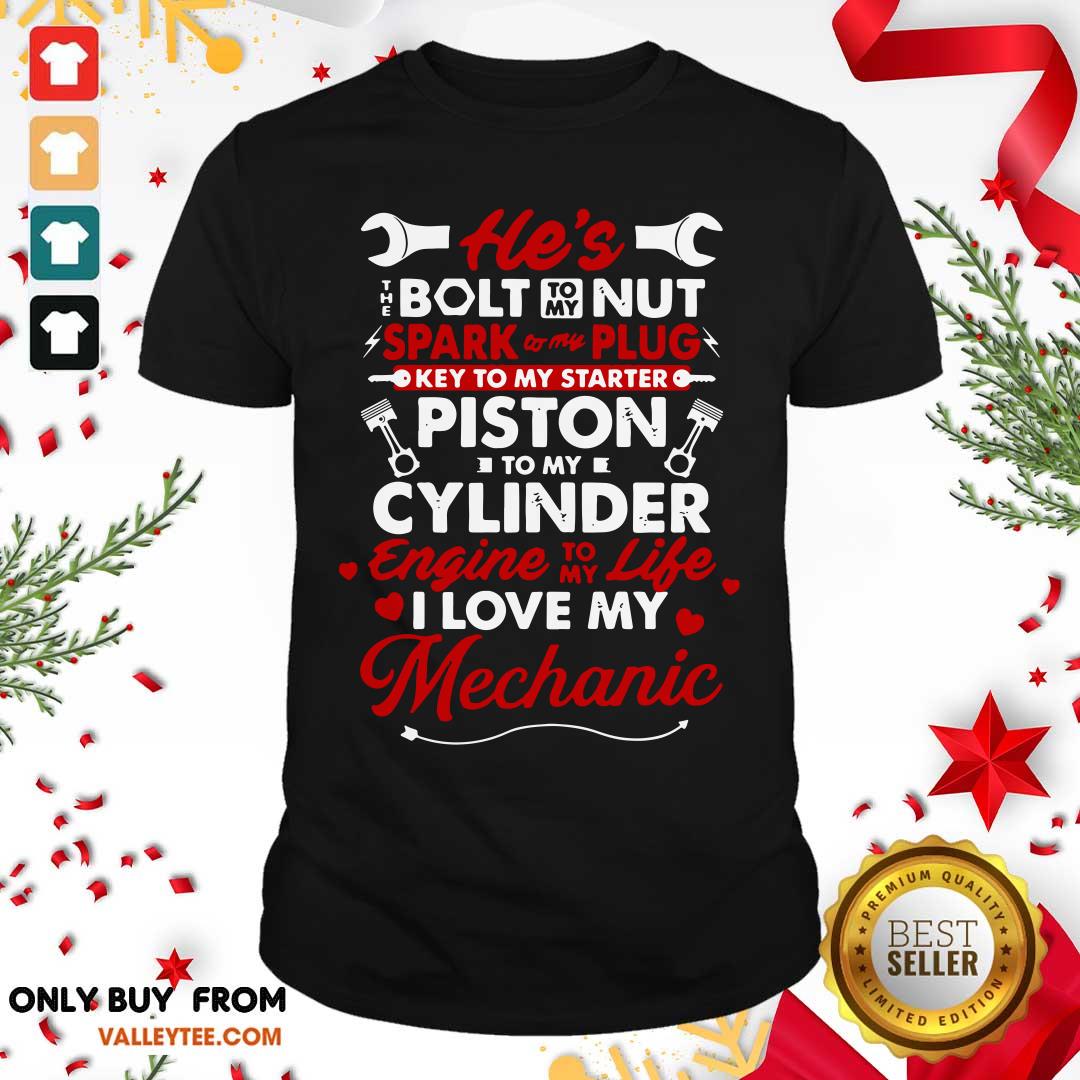 Hes Bolt Nut Spank Plug Piston Cylinder Shirt