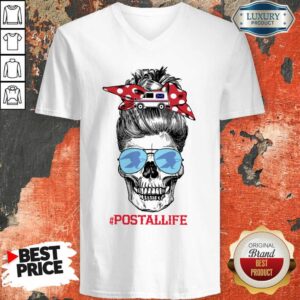 Alternative view of Skull Postal Life Shirt