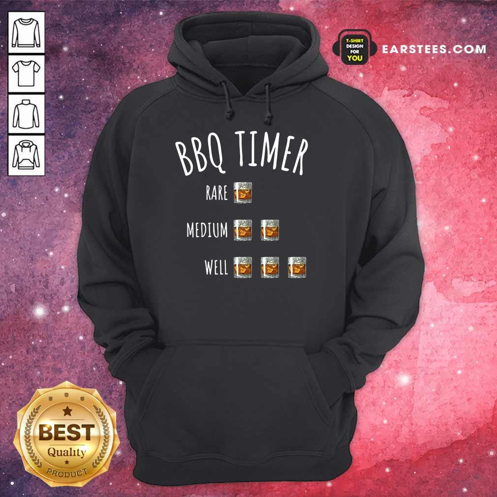 Nice BBQ Timer Rare Medium Well Shirt - Image 4