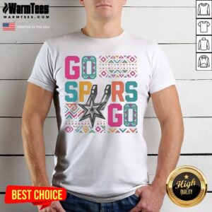 San Antonio Spurs Go Spurs Go Logo Basketball Team NBA Graphic Shirt