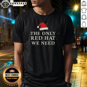 Awesome Santa Hat The Only Red Hat We Need Christmas T-Shirt