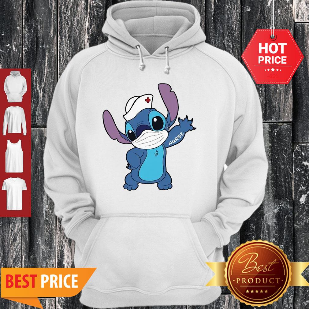 Nice Stitch Nurse Face Mask Tattoos Shirt - Image 2