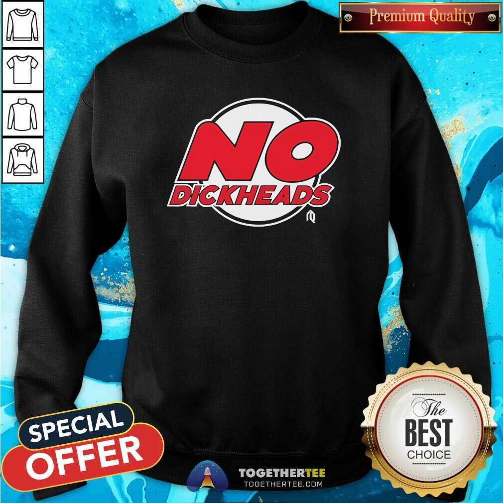 Funny No Dickheads New Jersey Devils T-Shirt - Image 3