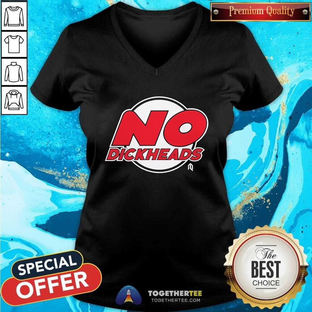 Funny No Dickheads New Jersey Devils T-Shirt - Image 2