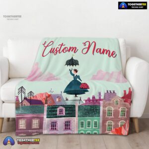 Alternative view of Official Mary Poppins Film Classic Movie Blanket Fleece Customized Blanket