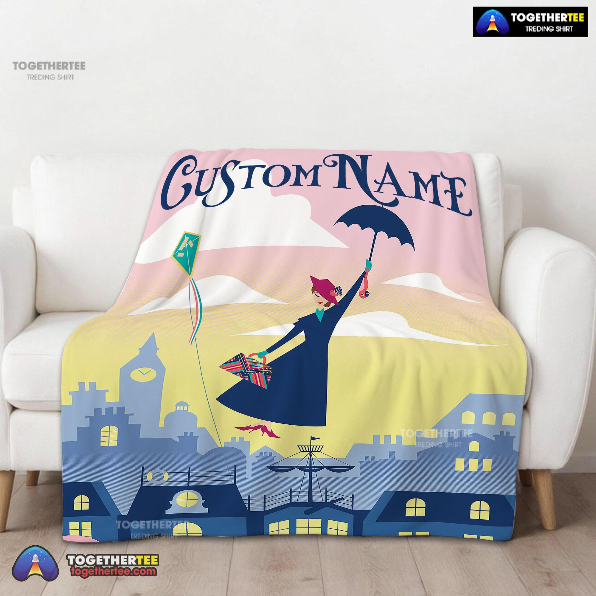 Official Mary Poppins Returns Holiday Blanket Fleece Customized Blanket - Image 2