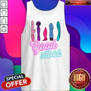 Alternative view of Official Good Vibes Vibrator Shirt
