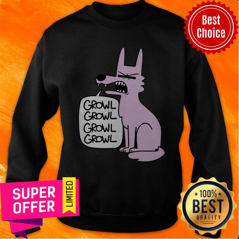 Top Ac Stuart Pink Wolf Growl Growl Shirt - Image 4