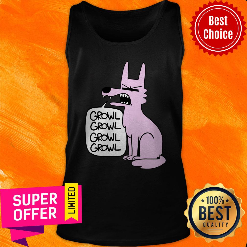 Top Ac Stuart Pink Wolf Growl Growl Shirt - Image 3