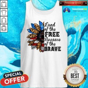 Alternative view of Land Of The Free Because Of The Brave Shirt