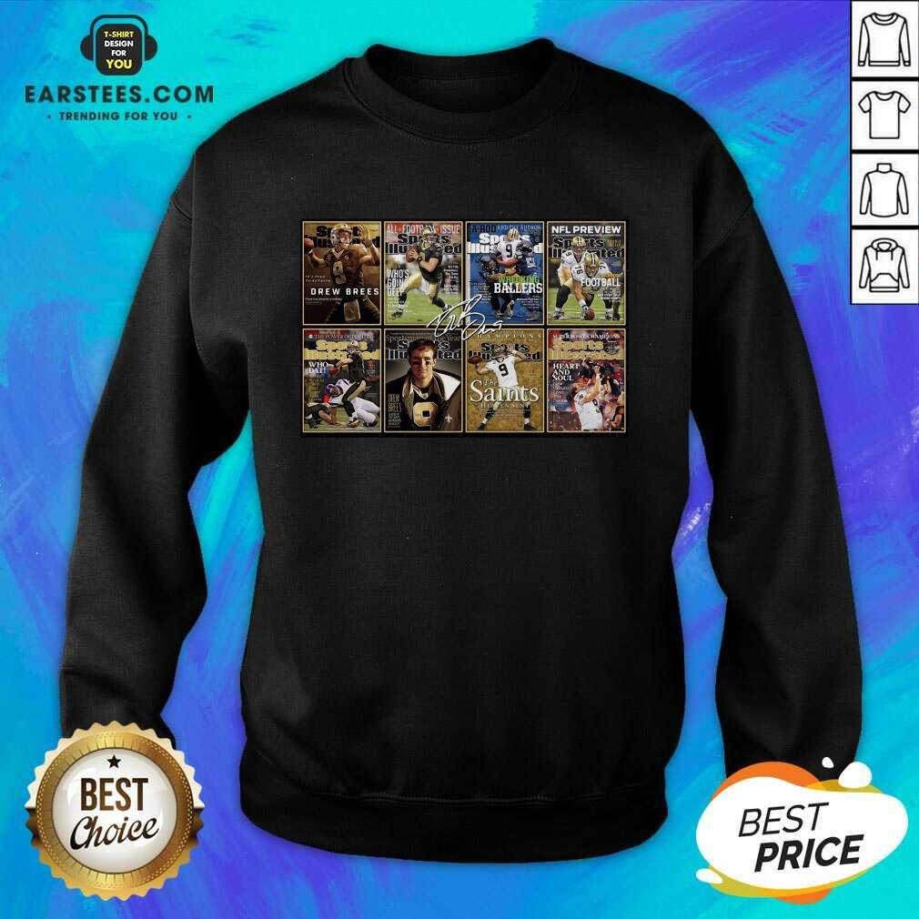 Nice Drew Brees New Orleans Saint Poster Shirt - Image 3