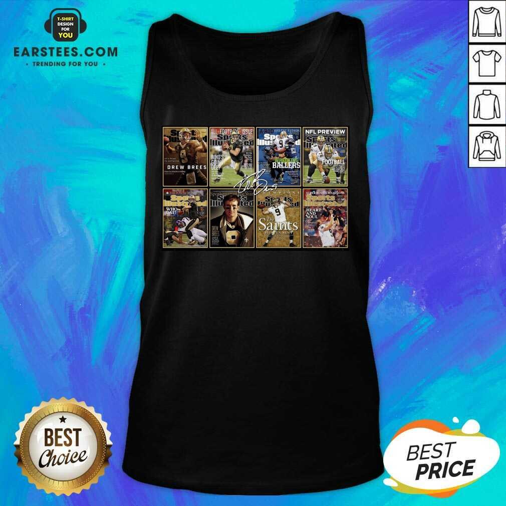 Nice Drew Brees New Orleans Saint Poster Shirt - Image 2