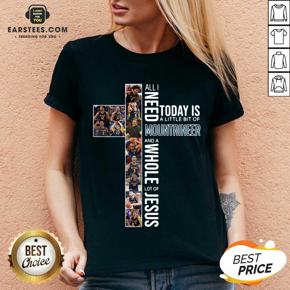 Original West Virginia Mountaineers Jesus Shirt - Image 5