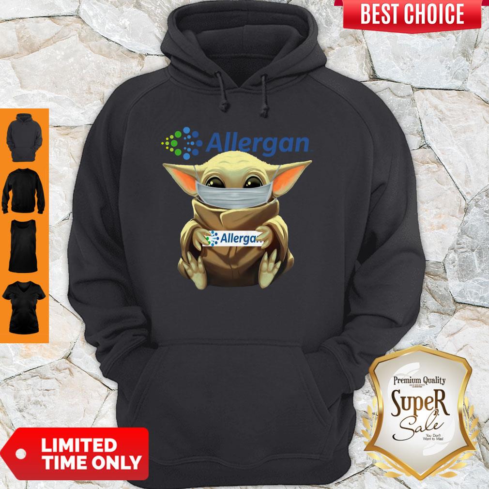 Original Baby Yoda Face Mask Hug Allergan Shirt - Image 5