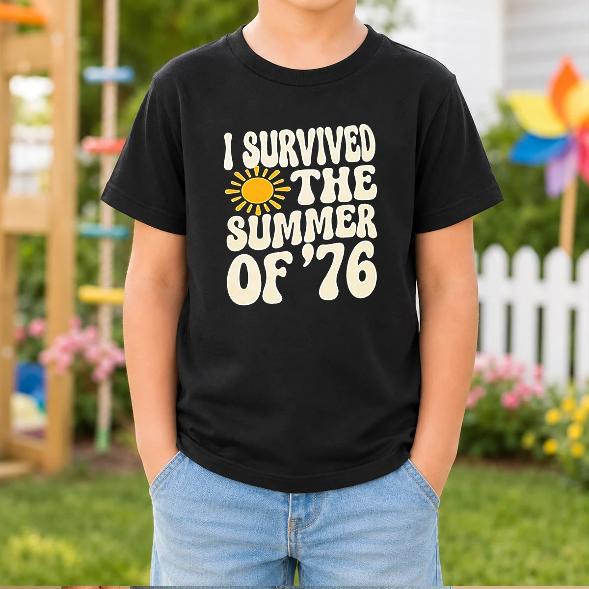 Pretty I Survived The Summer Of 76 1976 Vintage Shirt - Image 9