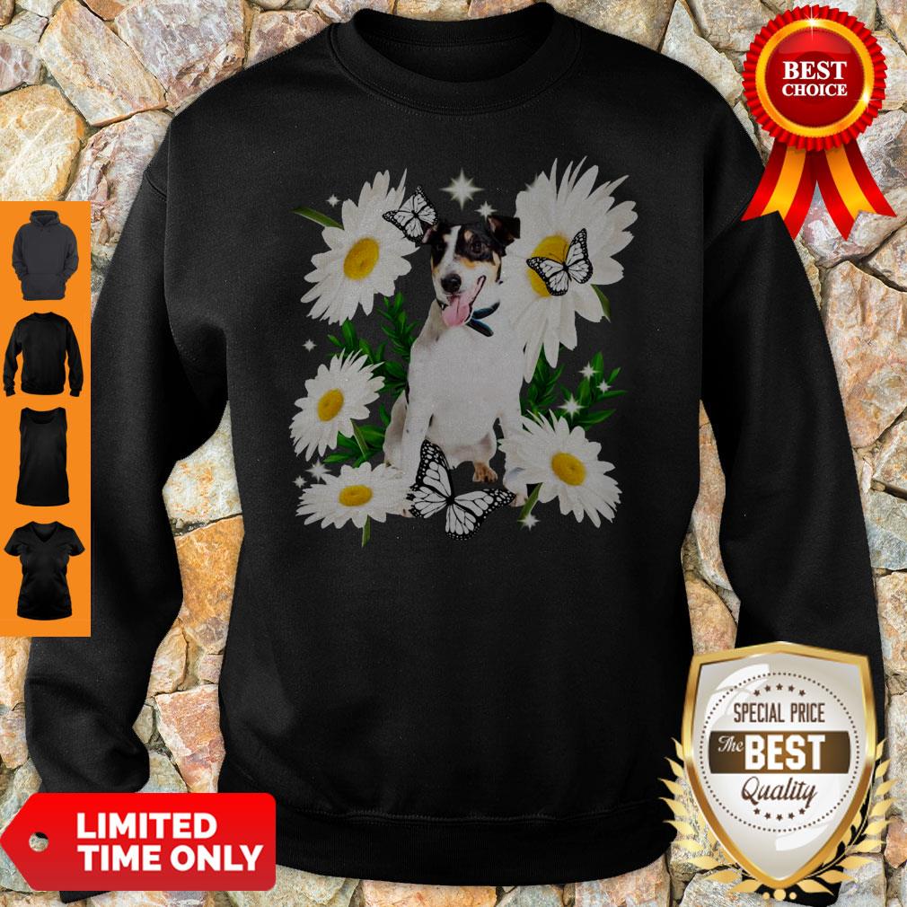 Official Smooth Fox Terrier Daisy Flower Classic Shirt - Image 5