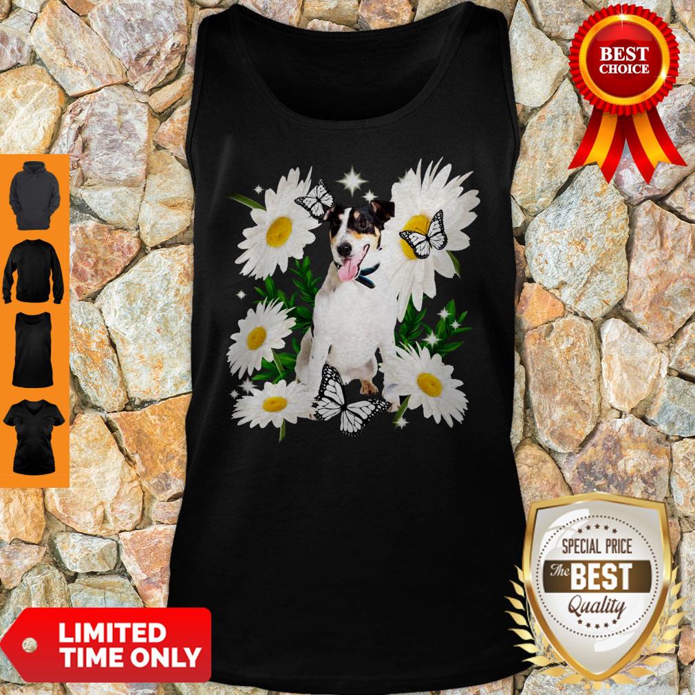 Official Smooth Fox Terrier Daisy Flower Classic Shirt - Image 4