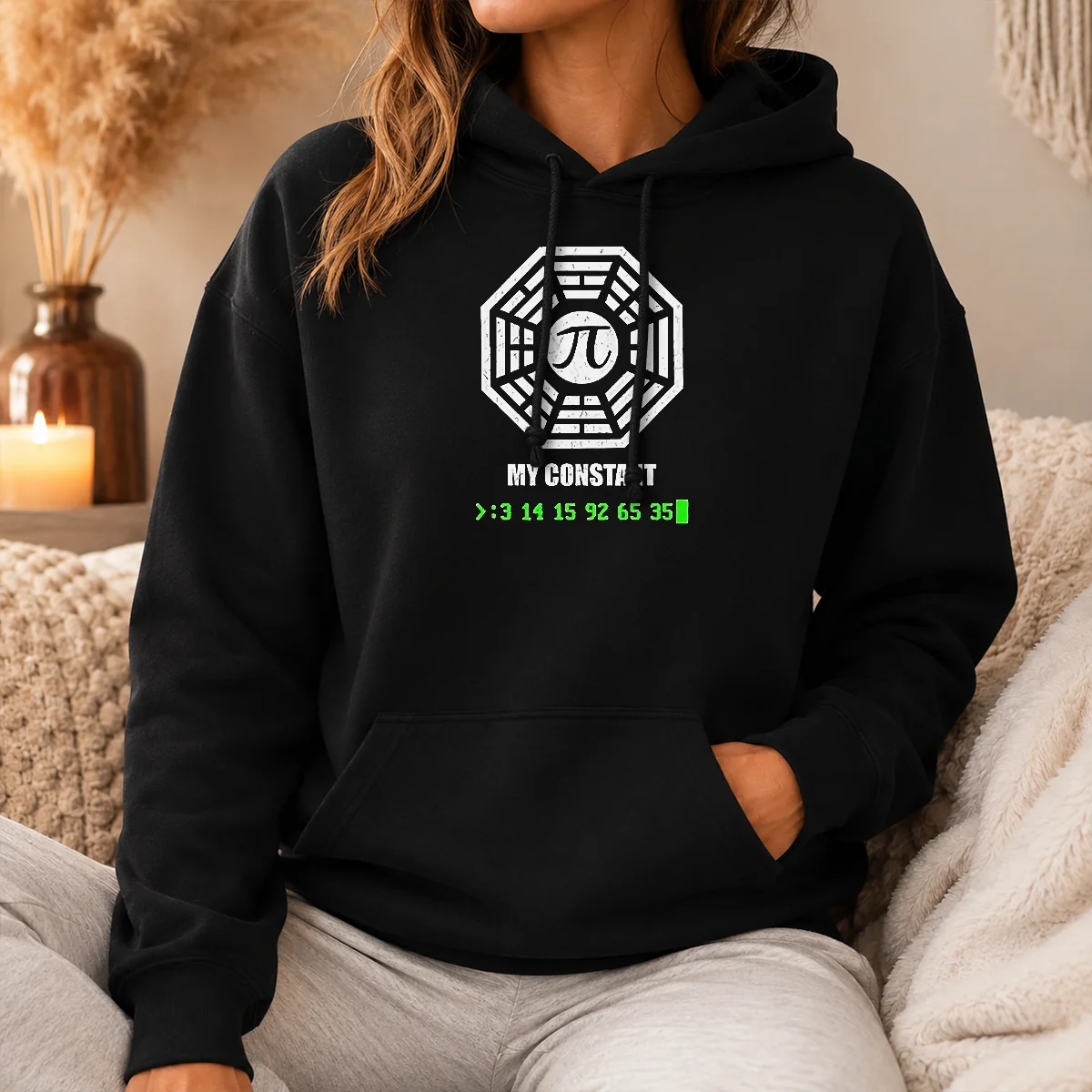 Hot Lost My Constant Pi Symbol Distressed Dharma Initiative Shirt - Image 5