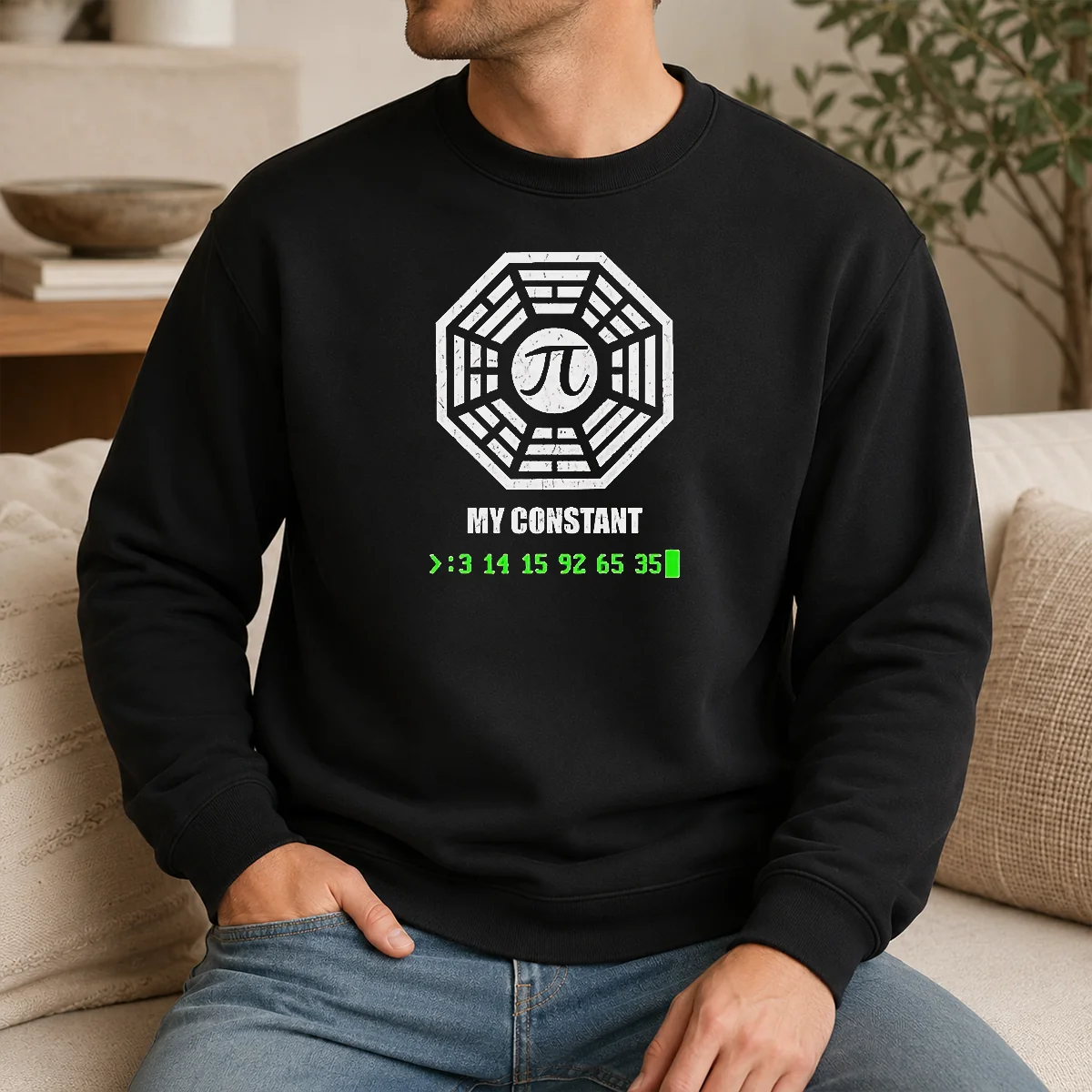 Hot Lost My Constant Pi Symbol Distressed Dharma Initiative Shirt - Image 7