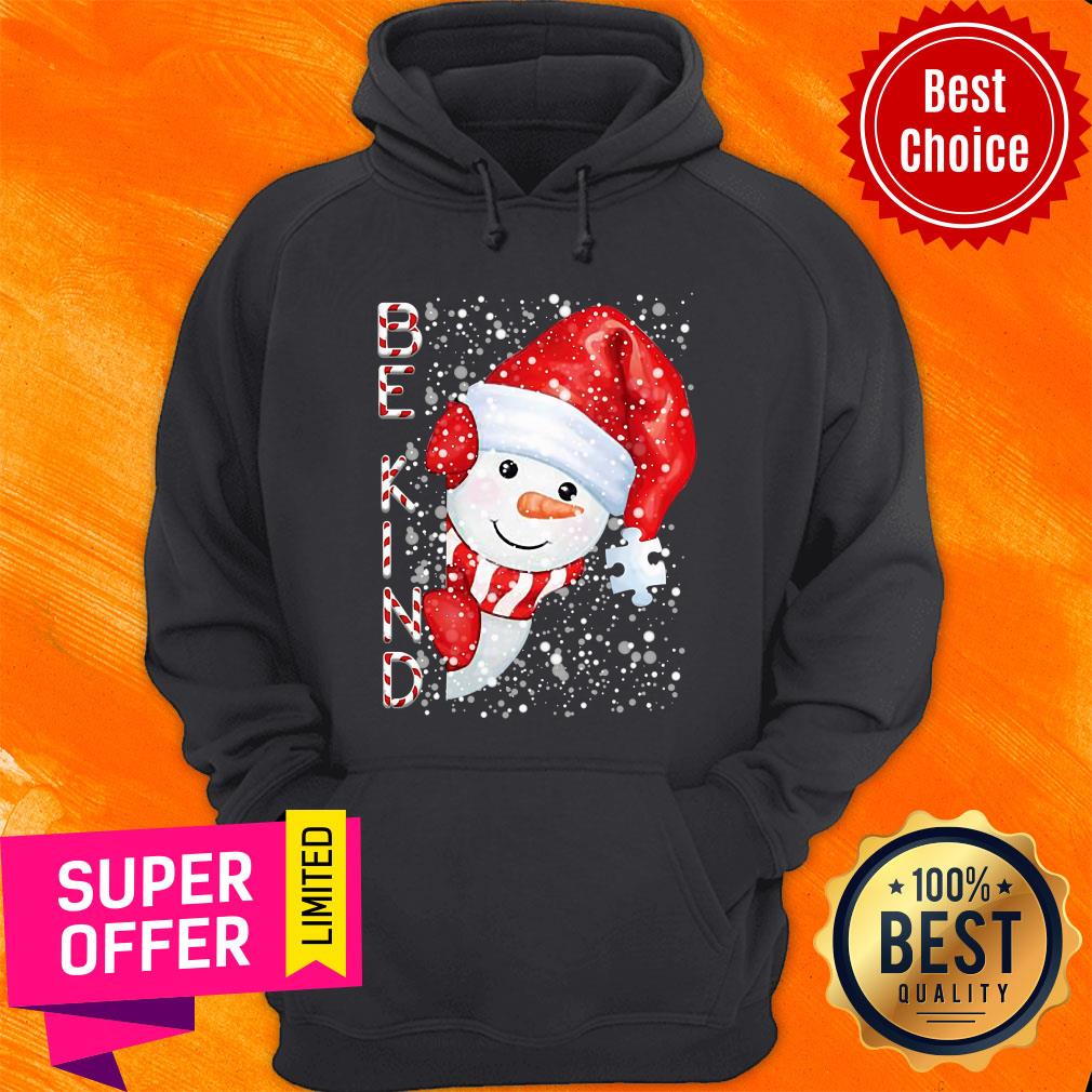 Be Kind Snowman Christmas Shirt - Image 2