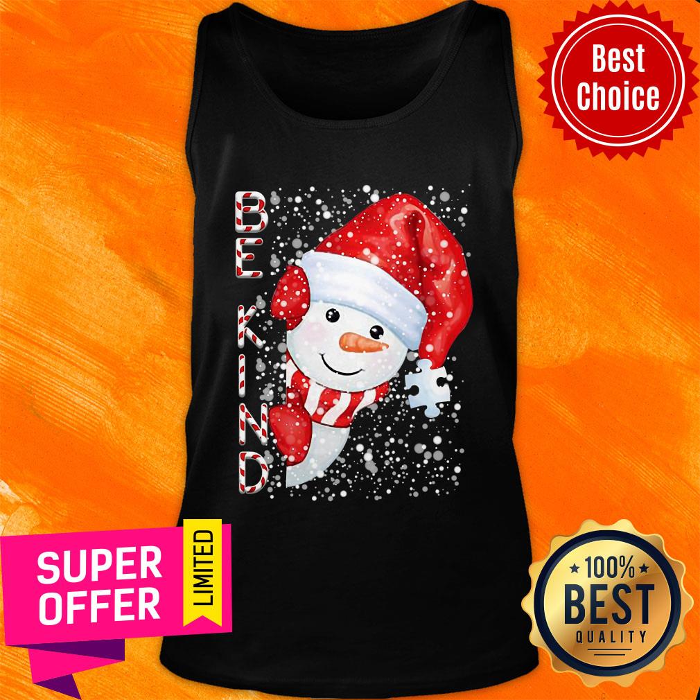Be Kind Snowman Christmas Shirt - Image 4