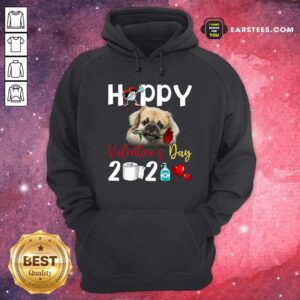 Alternative view of Funny Tibetan Spaniel Happy Valentines Day With Toilet Paper 2021 Shirt