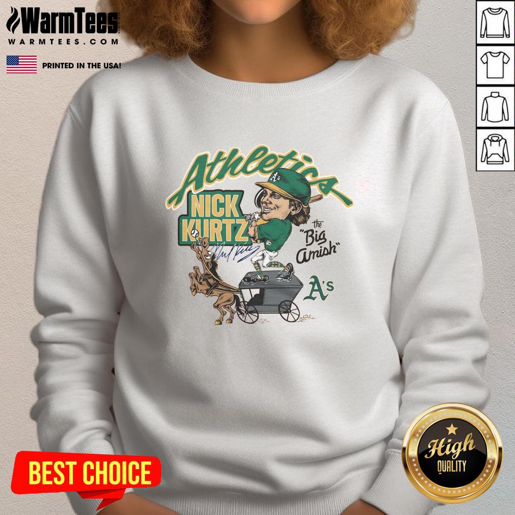 Awesome Athletics Nick Kurtz The Big Amish T-Shirt - Image 5