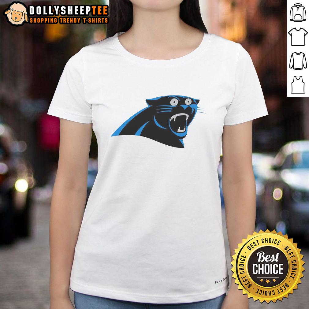 Nice Carolina Panthers Logo T-Shirt - Image 3