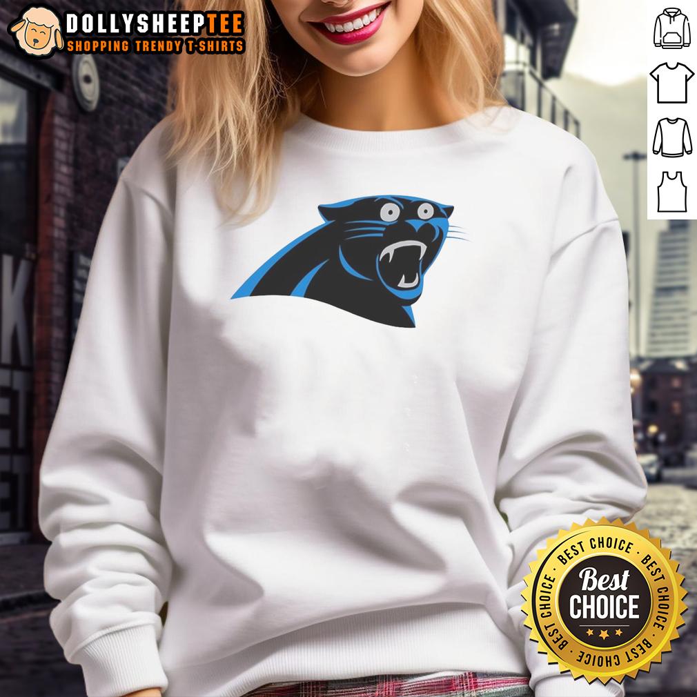 Nice Carolina Panthers Logo T-Shirt - Image 5