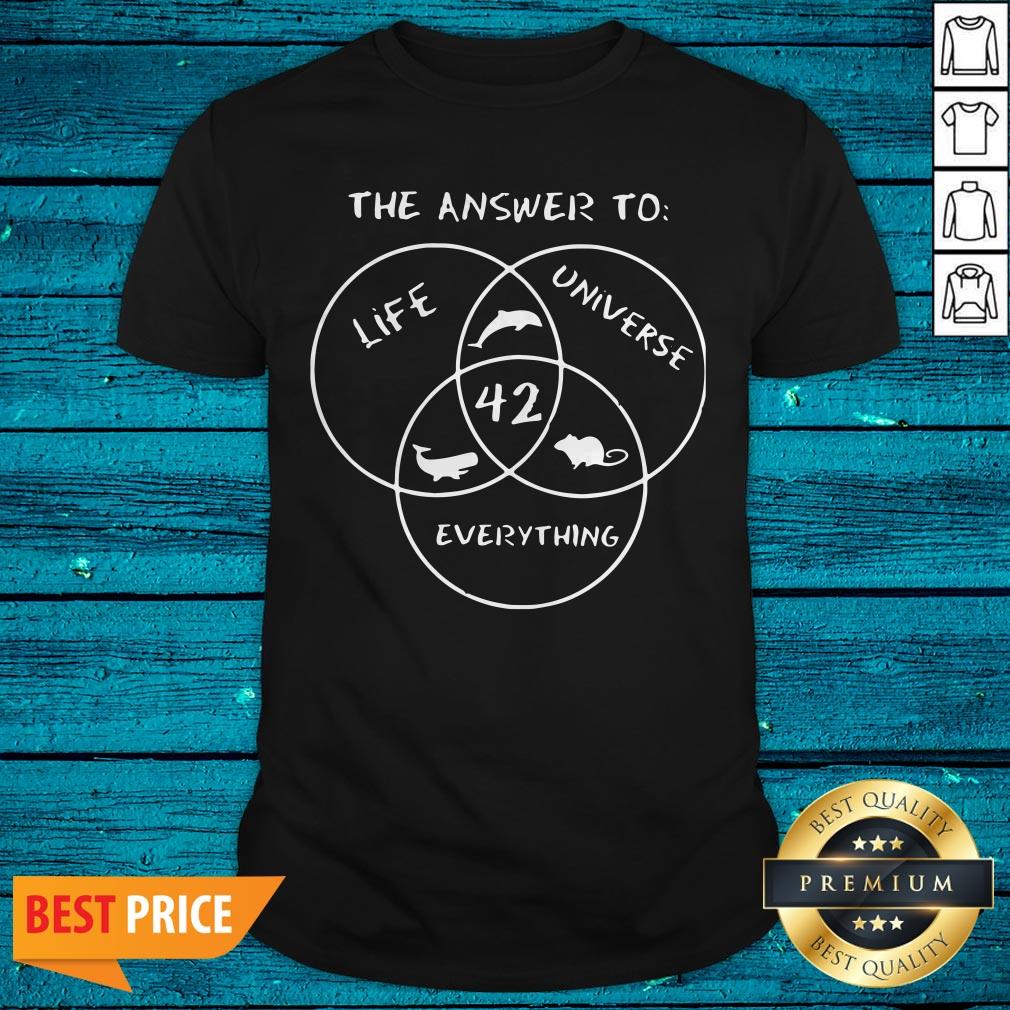 The Answer To Life Universe Everything Shirt
