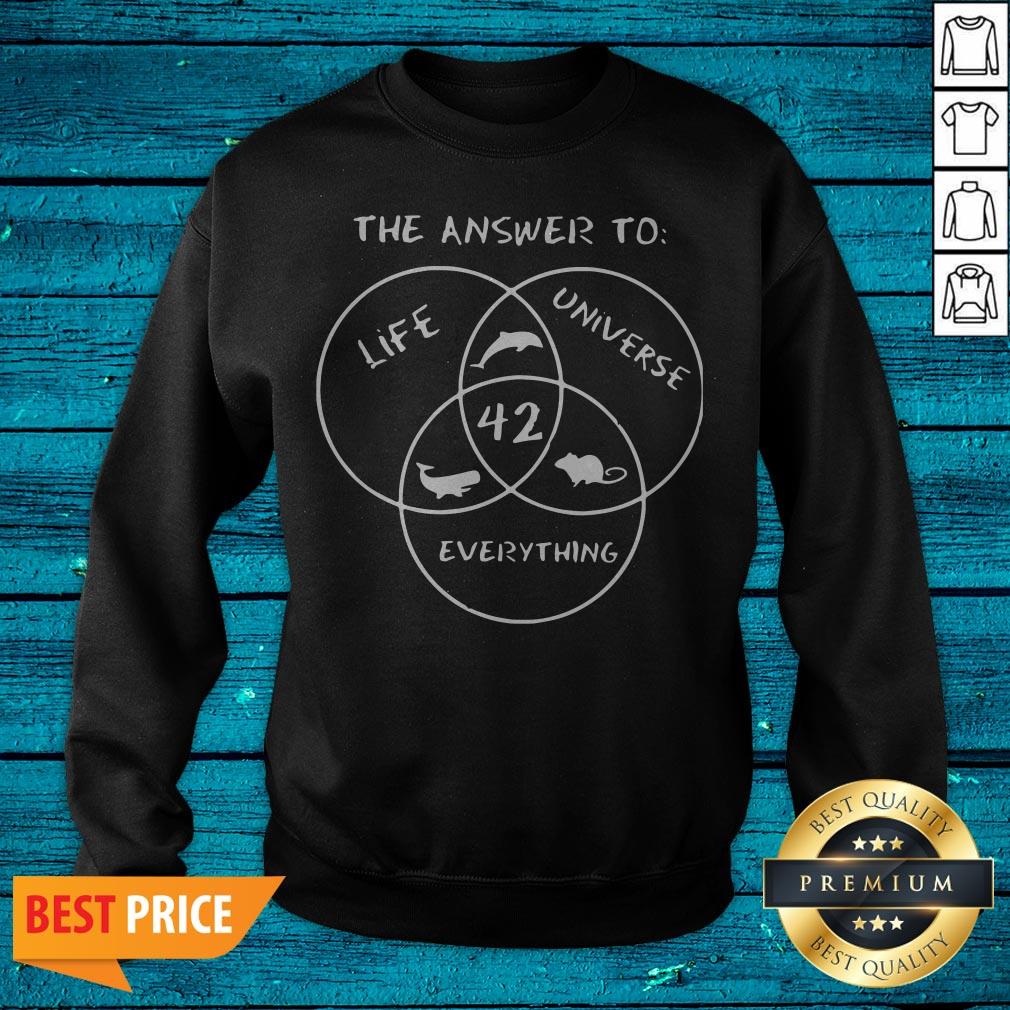 The Answer To Life Universe Everything Shirt - Image 2