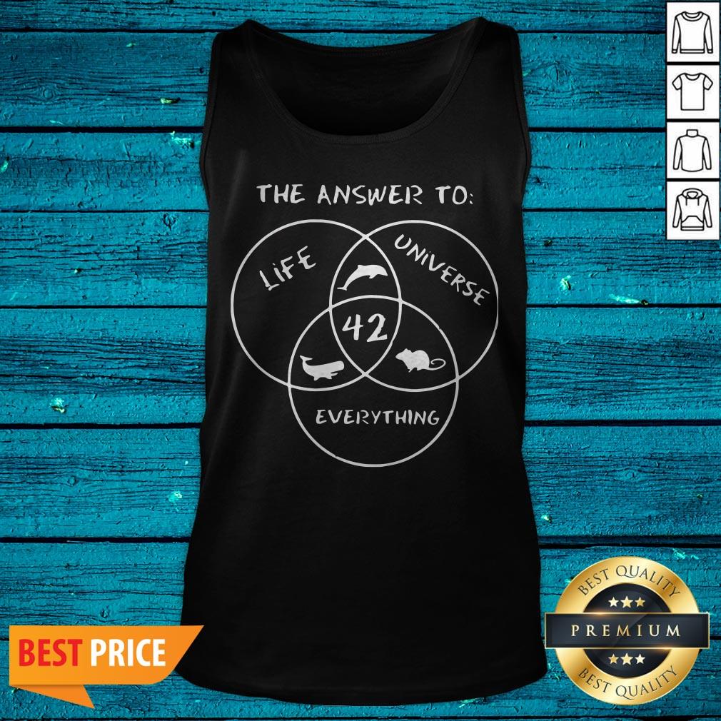 The Answer To Life Universe Everything Shirt - Image 5